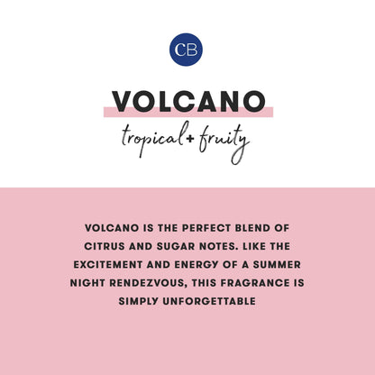 Capri Blue Volcano Scented Candles - Luxury Glass Jar Candles for Home Scented with Tropical Fruit & Sugared Citrus - Soy Wax Blend - Capri Blue Volcano - Blue Color (19 oz)