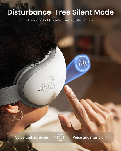 RENPHO Eyeris 1 Eye Massager with Heat, Birthday Gifts Eye Mask for Mom Dad Women Men Her Him, FSA HSA Eligible Smart Sleep Mask for Relax, Reduce Strain