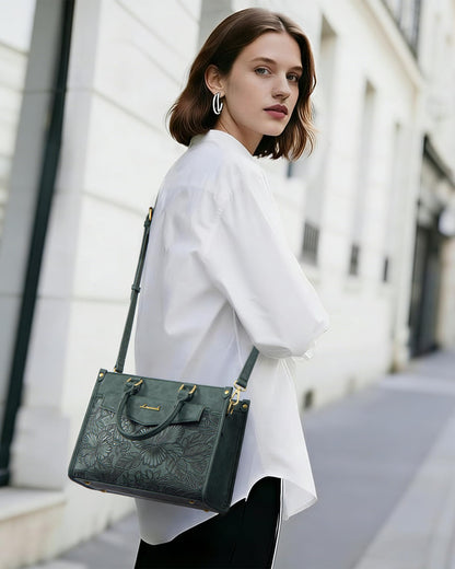 LOVEVOOK Purses and Handbags for Women, Trendy Satchel Tote Purse, PU Leather Crossbody Shoulder Bag Top Handle for Ladies