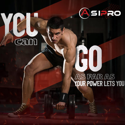 ASIPRO Wrist Straps for Weightlifting Men & Women Wrist Wraps for Weightlifting Muñequeras para Gym Weight Lifting Wrist Wraps for Bench Press Gym Wrist Straps Gym Wrist Support for Working Out