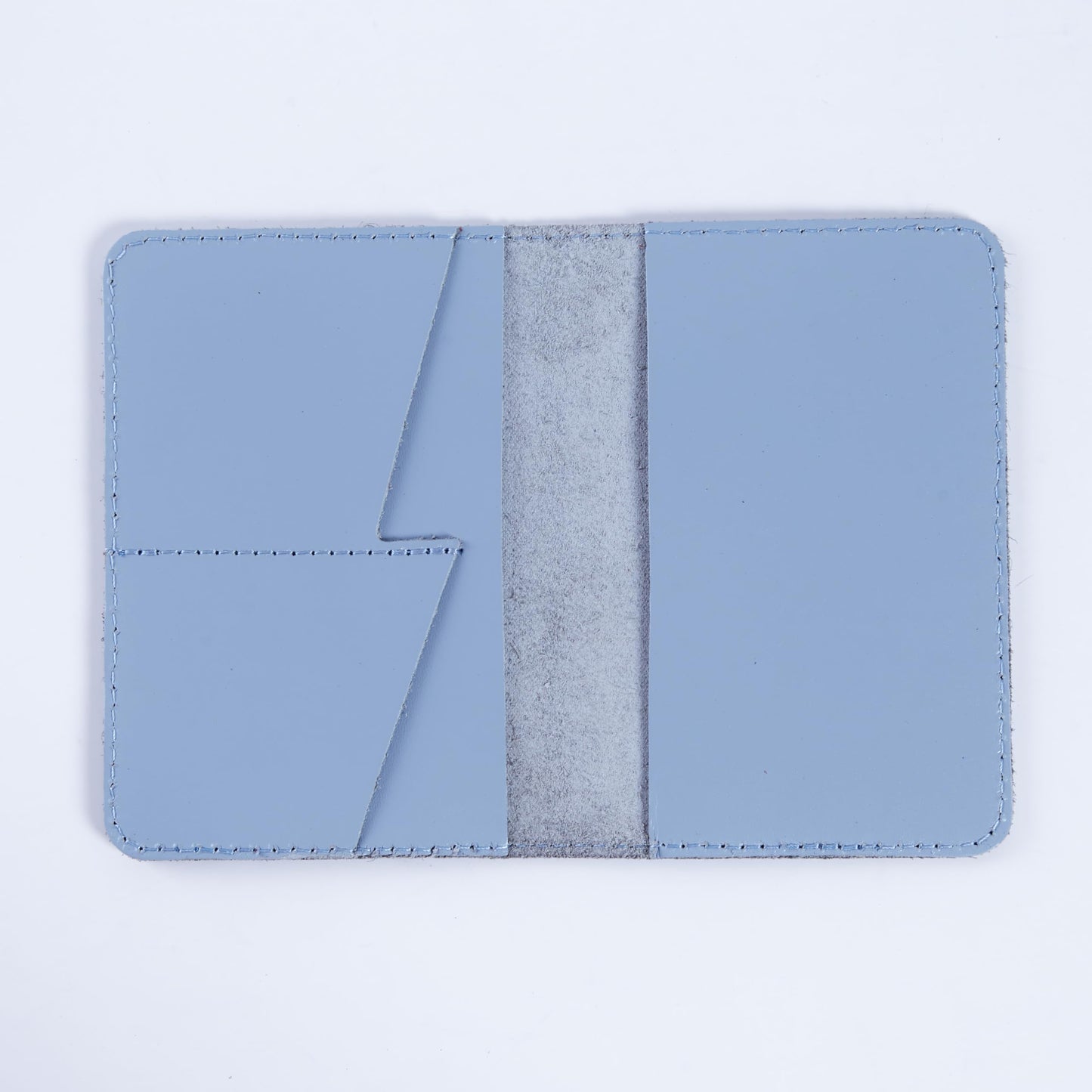 INCARNE Leather Passport Holder for Travel - Passport Case - Passport Wallet for Men - Passport Cover for Women Sleeve Protector - Travel Essentials Vacation Luggage Gifts - Classic Light Blue
