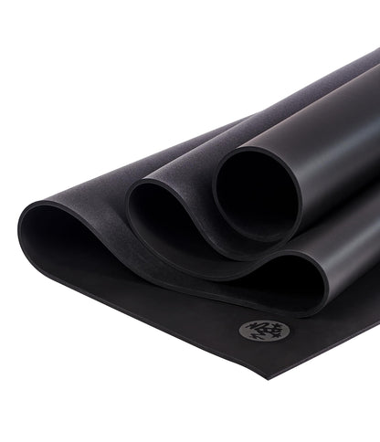 Manduka GRP Adapt Hot Yoga Mat - For Women and Men, Durable, Non Slip Grip, Sweat Resistant, 5mm Thick, 71 Inch, Jet Black