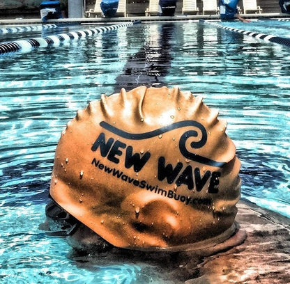 Swim Bubble and Cap Bundle - New Wave Orange Swim Accessories for Kids
