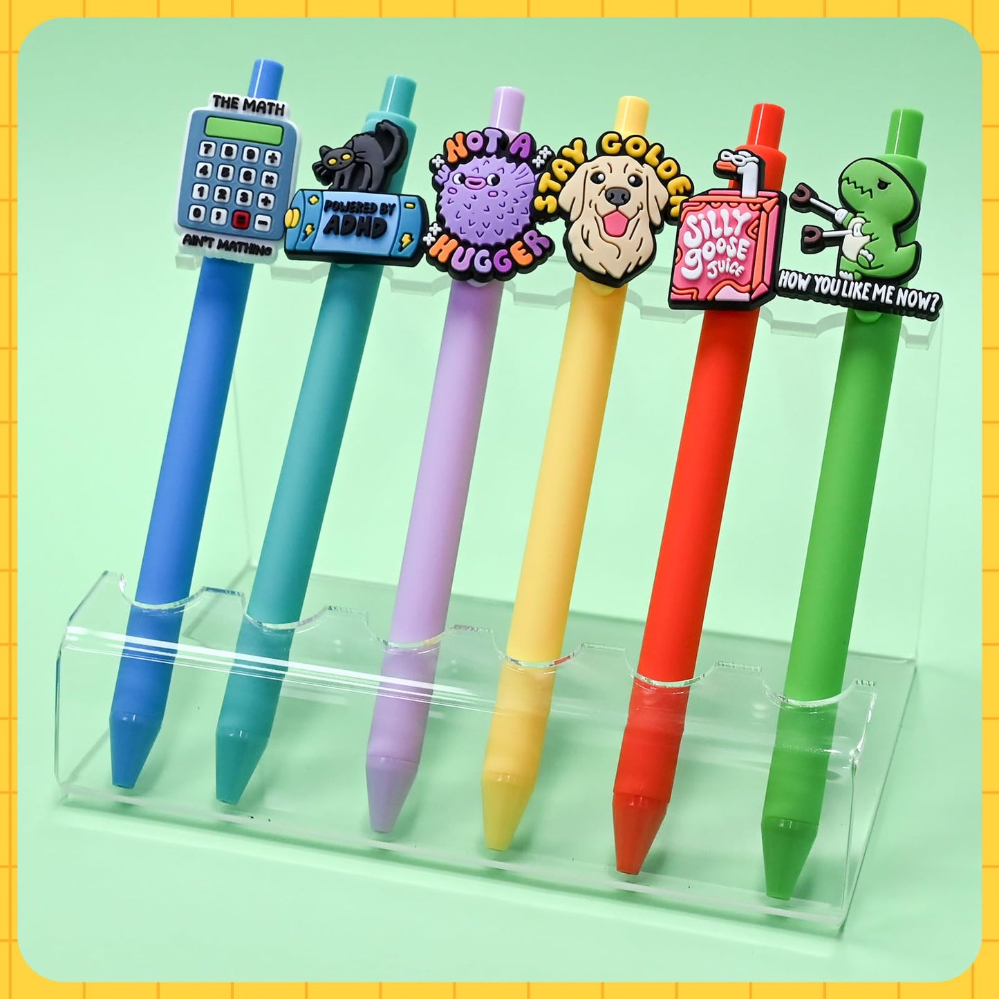 Pabucle 25 Pcs Funny Ballpoint Pens Sarcastic Writing Pen Bulk Black Ink Pens Gifts Stationery Office Supplies for Coworkers