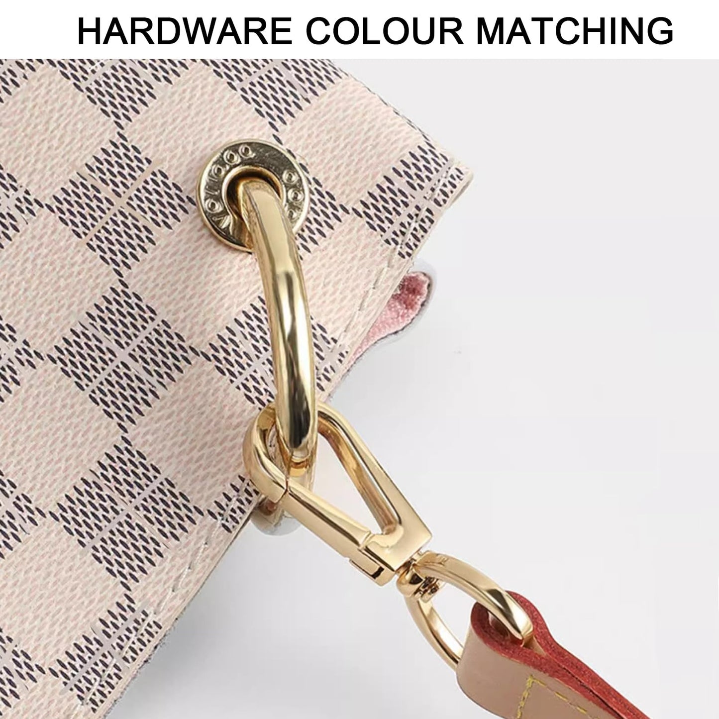 KIYOMIL Genuine Vachetta Leather Shoulder Bag Strap Replacement for Graceful Tote Bag(BEESWAX-Width:0.7in&Length:27.5in)