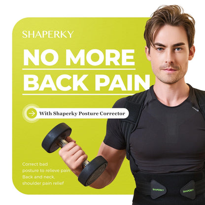 Posture Corrector for Women and Men, Adjustable Upper Back Brace for Posture Hunchback Support and Providing Pain Relief from Neck, Shoulder, and Upper Back (1, Small/Medium)