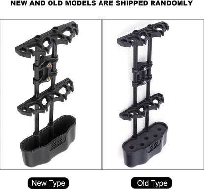 5 Arrows Quiver - Quick Release Left-Handed Vibration Absorbing Holder for Compound & Recurve Bows