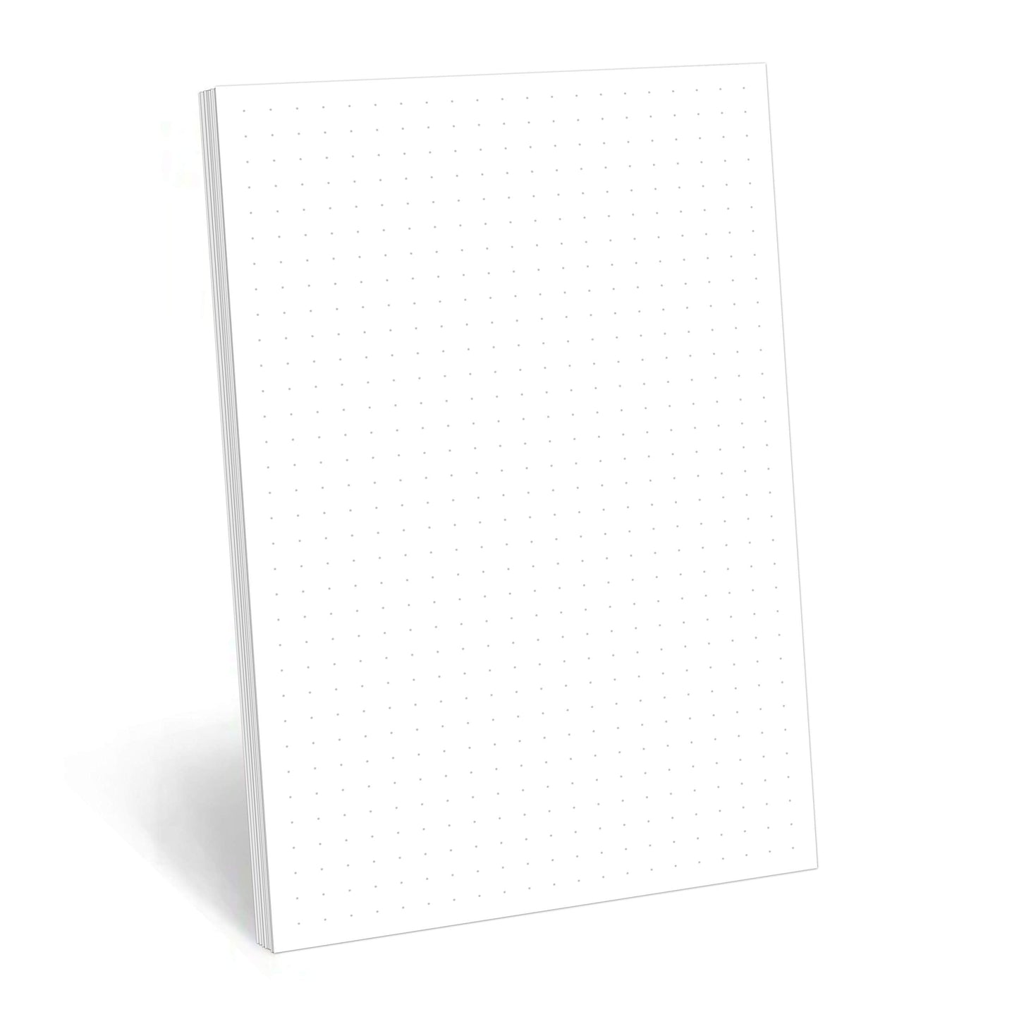 321Done Dot Grid Notepad – Dotted Graph Paper, Small (5.5x8.5) – Made in USA – 50 Sheets Dotted for Bullet Planning Journaling Thick Paper 1/4 (0.25) Dots Notes Sketching Writing Smooth White