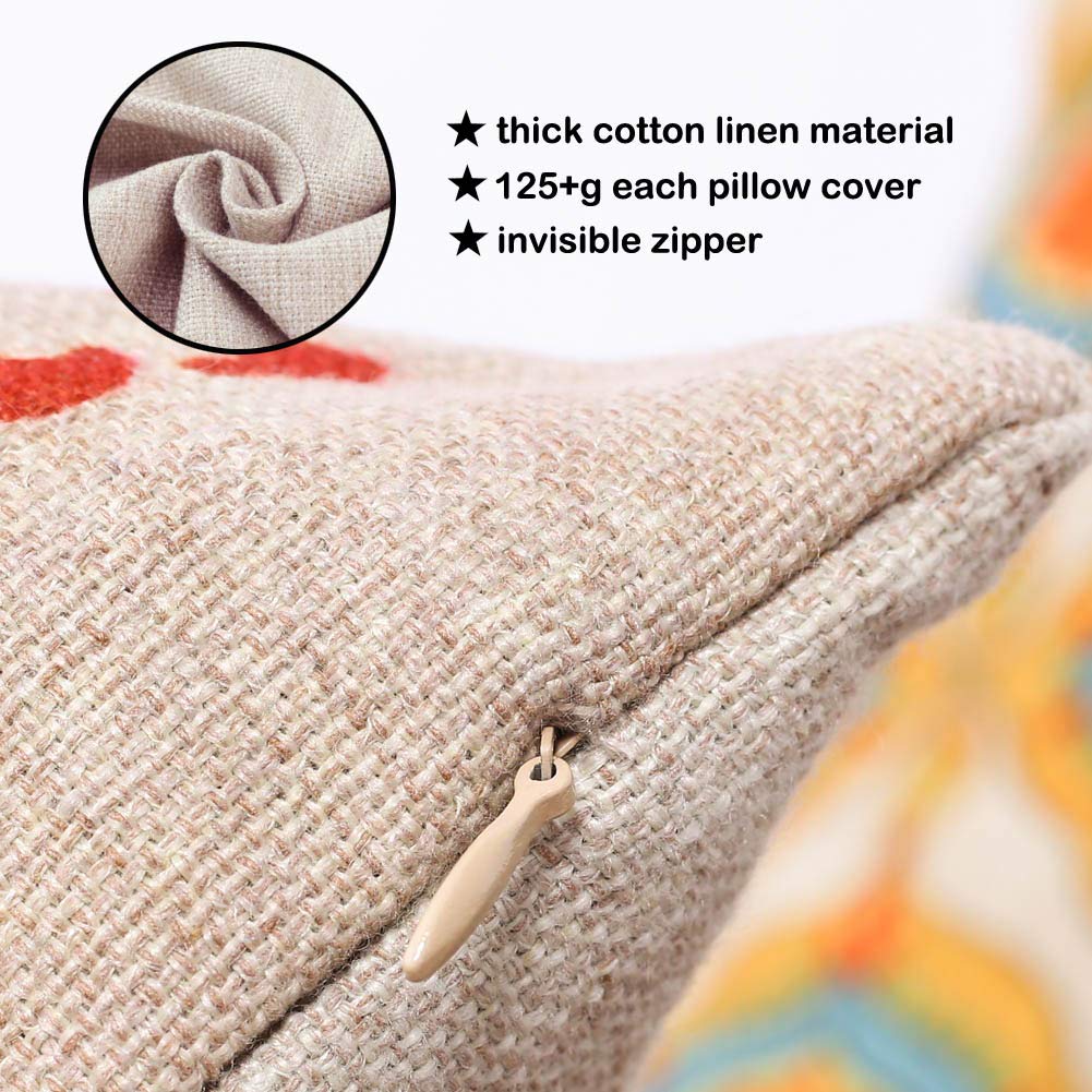 TRENDIN December 25 Christmas Pillow Cover 18x18, Winter Decorative Pillow Cover for Couch Bed Sofa Living Room, Holiday Throw Cushion Cover, Farmhouse Christmas Decorations Indoor Green PL1171TR