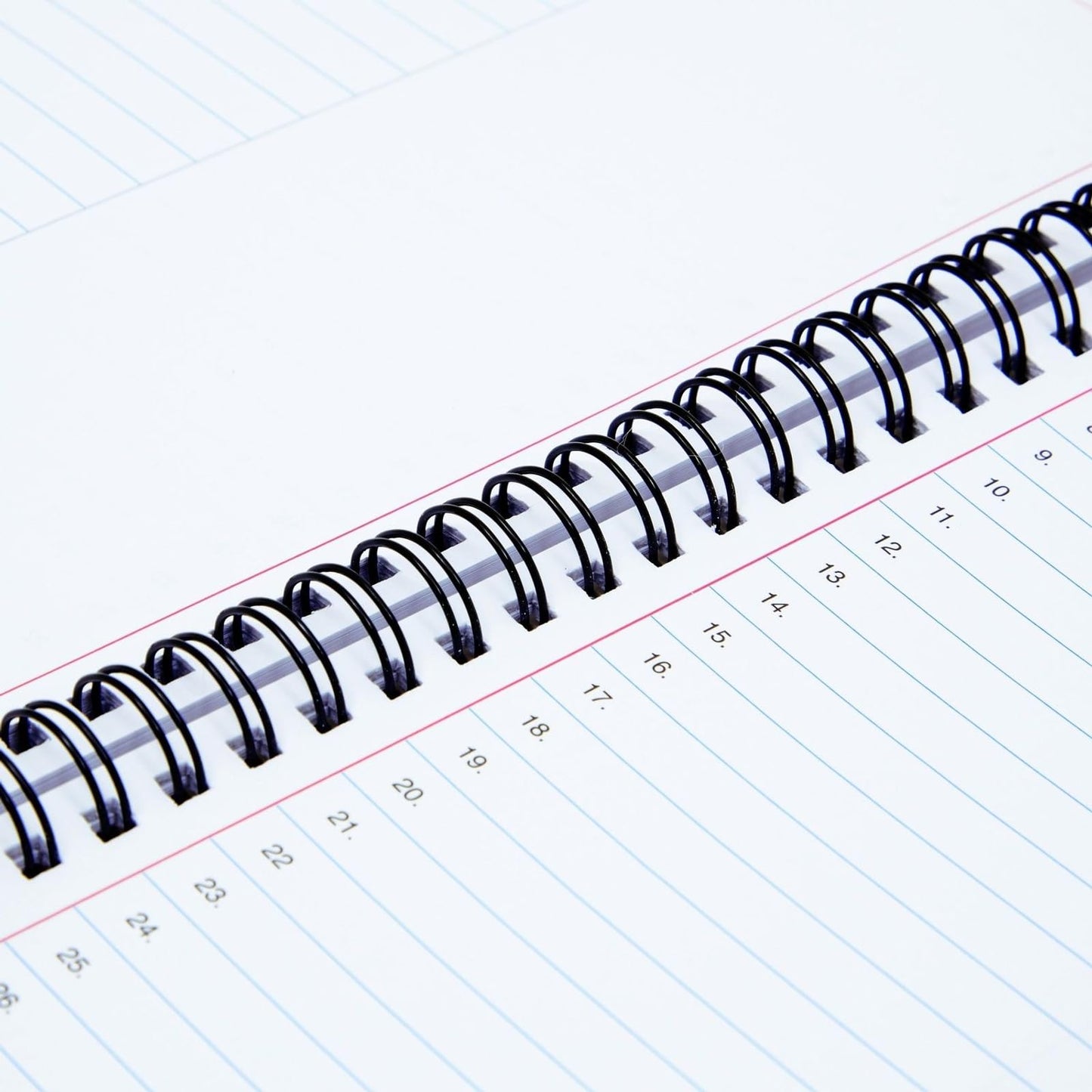 Juvale Meeting Notebook for Work - Spiral-Bound Planner Notebook for Work Planner & Office Supplies - Agenda & To Do List Notepad - 11 x 8.5 In, White, Pack of 2