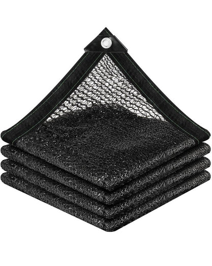 vensovo 30% Sunblock Shade Cloth Net Black Resistant - 8x20 Ft Garden Shade Mesh for Plant Cover, Greenhouse, Chicken Coop, Kennels, Tomatoes Plants