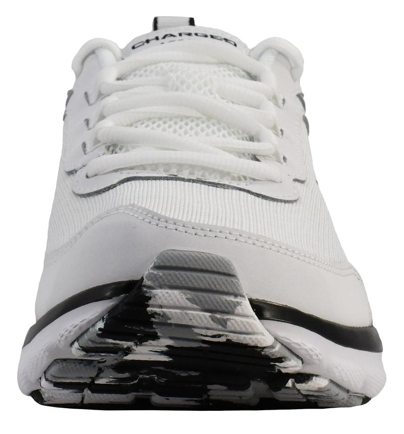 Under Armour Mens Charged Assert 9 Marble Running Shoe, White(101 Black, 8 US