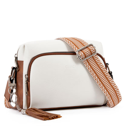 CLUCI Crossbody Bags for Women Trendy, Vegan Leather Shoulder Handbags，Purses for Women with Adjustable Wide Strap