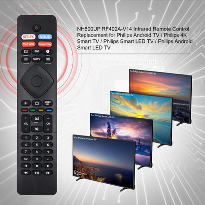 (Pack of 2) Replaced Remote Control Only for Roku TV Compatible with TCL Roku/for Hisense Roku/for Insignia Roku/for Onn Roku Smart TV (Not for Roku Stick and Box)