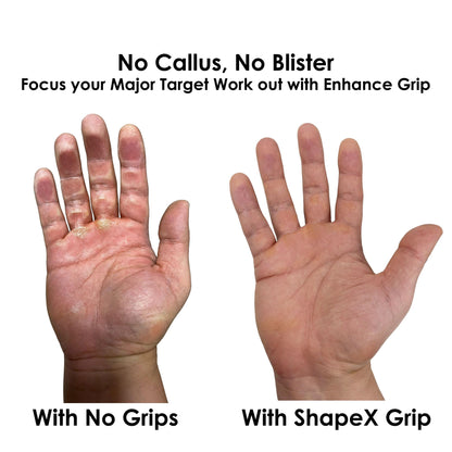 ShapeX Pull up Hand Grip for Men and Women - Weight Lifting Straps for Deadlift - Replacement for Versa, Crossfit Grips - Gym Hand Strap for Excercise and Gymnastics