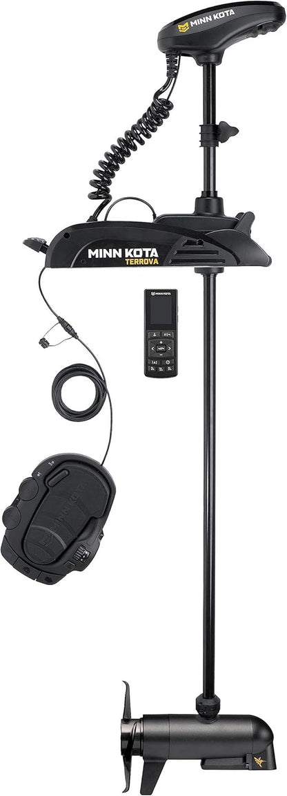 Minn Kota Terrova Electric Trolling Motor - GPS & Spot-Lock, 80 Lb Thrust | 45 in Shaft for Freshwater