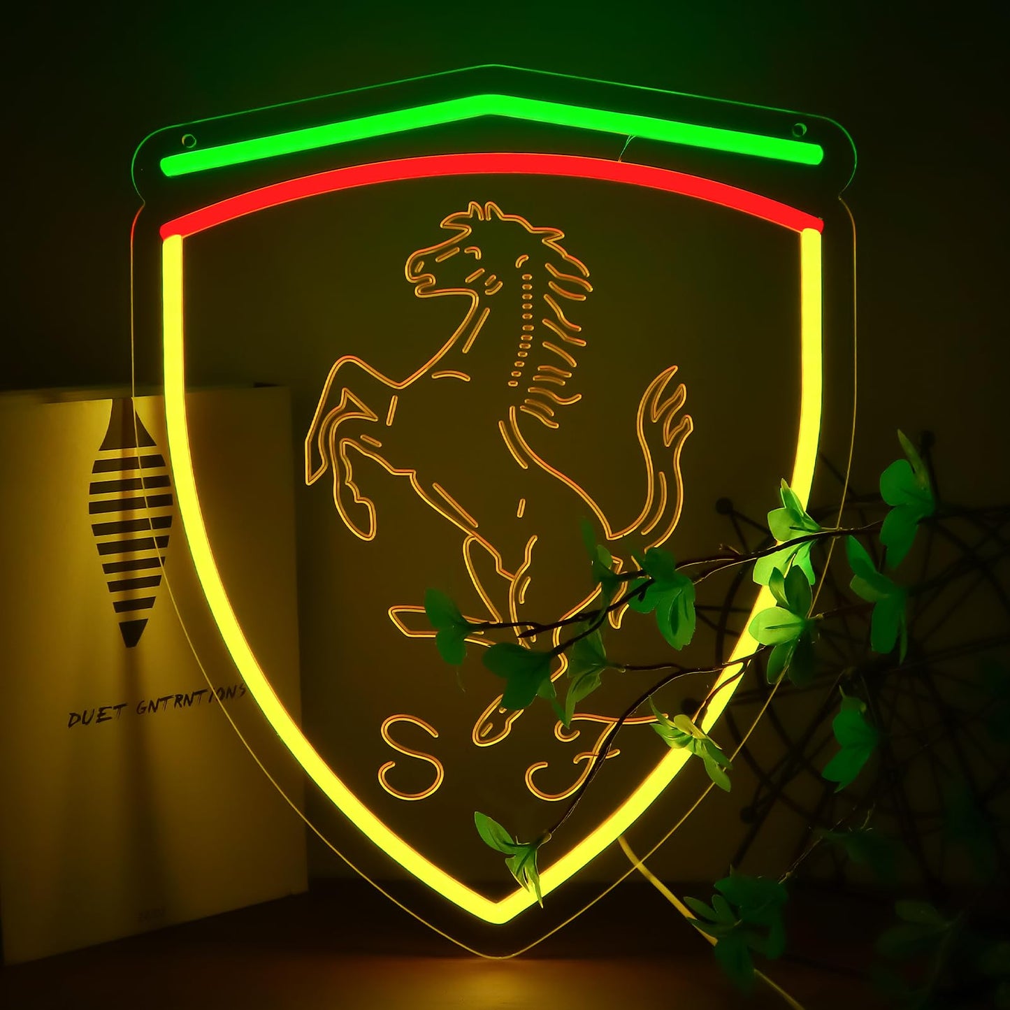 BNBIDEN Garage Neon Signs for Wall Decor,Dimmable Car Neon Light,Man cave Bedroom Game Room Office Decoration,Birthday Gifts
