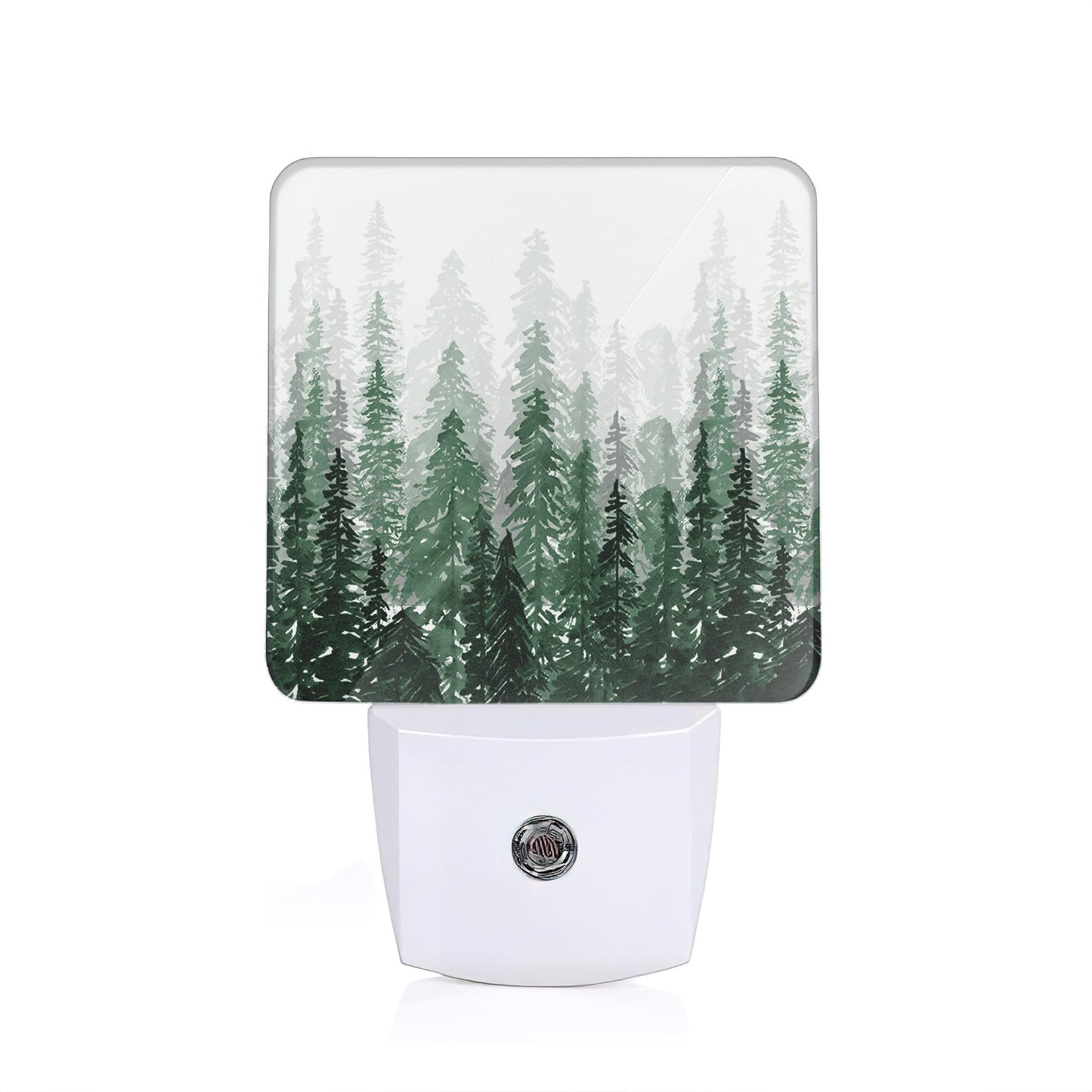 YASHILAIYA Forest Night Light,Christmas Tree Night Lights Plug into Wall Night Lights for Boys Girls Gifts for Stairway Hallway Bedroom 0.5W Nightlight