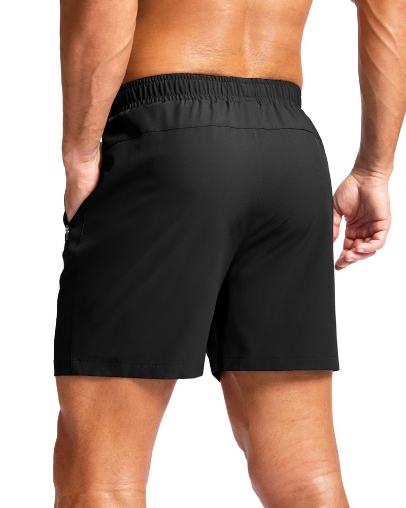 G Gradual Men's Athletic Running Shorts with Zipper Pockets Quick Dry 7"/ 5"/ 9" Workout Gym Shorts for Basketball Hiking(Mint Moment,9XXL)