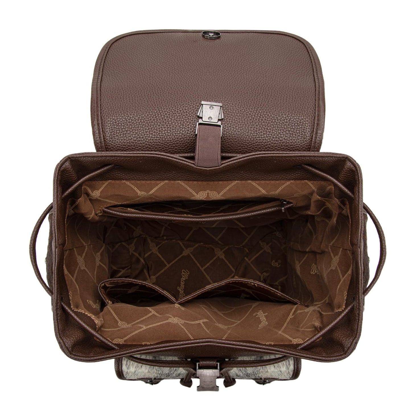 Montana West Wrangler Backpack Purse for Women Hair-on Cowhide Backpacks Western Travel Bags