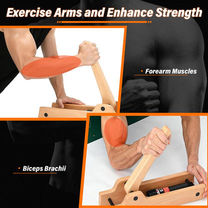 Arm Wrestling Training Equipment Forearm Strengthener with 12 Adjustable Resistance Levels, Arm Strength Trainer for Home Gym Equipment, Professional & Non-Professional