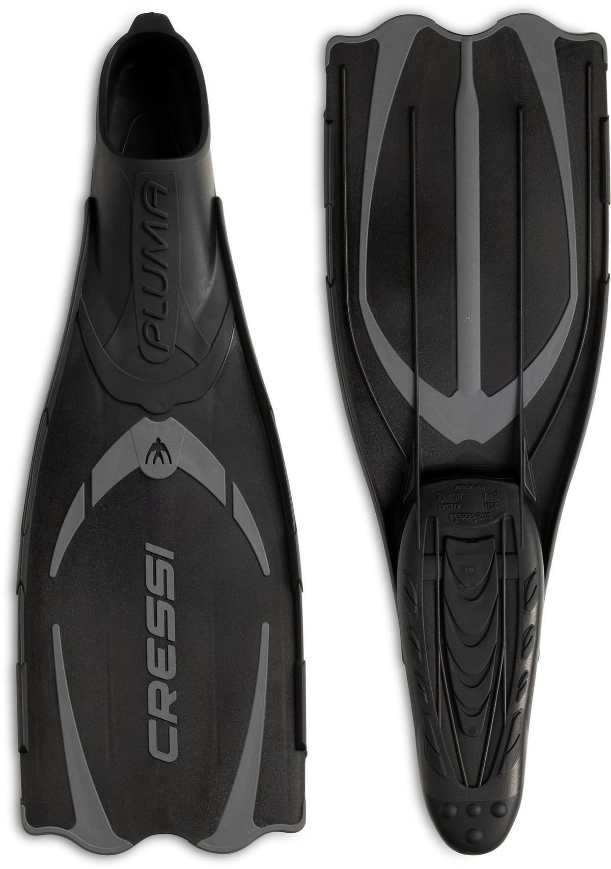 Cressi Pluma, Black/Silver, 41/42