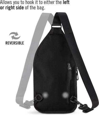 True Religion Crossbody Bag Men – Casual Shoulder Sling Bag for Men, Small Travel Men’s Crossbody