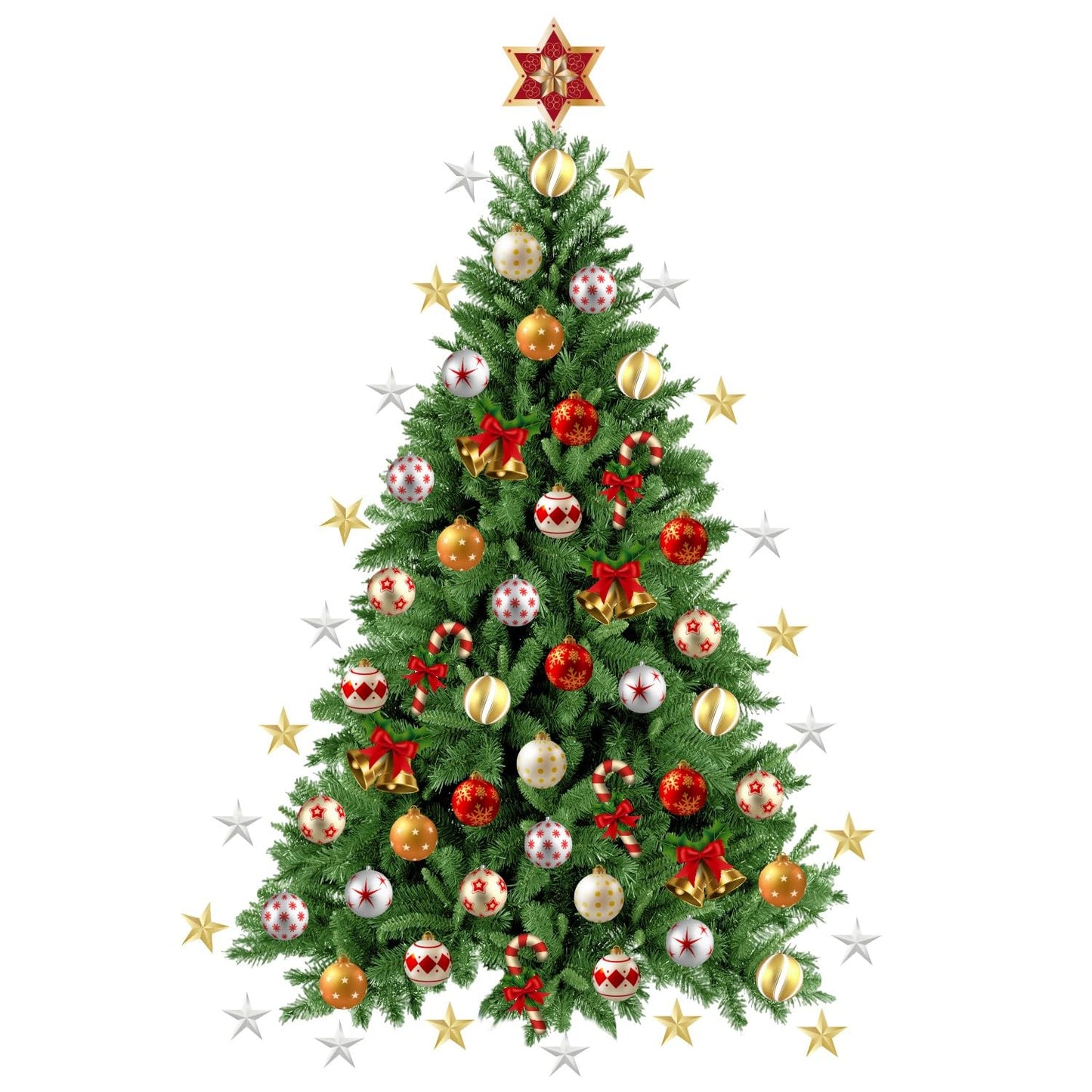 TOARTI Merry Christmas Wall Sticker DIY Christmas Trees Wall Decal for Living Room Bedroom Wall Decoration Xmas Holiday Party Supplies Xmas Trees Sticker