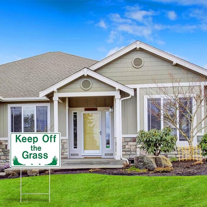 5 Pack Sign Stakes 16"x7", Metal H Frame Yard Sign Stakes for 4mm,5mm Corrugated Plastic Yard Signs