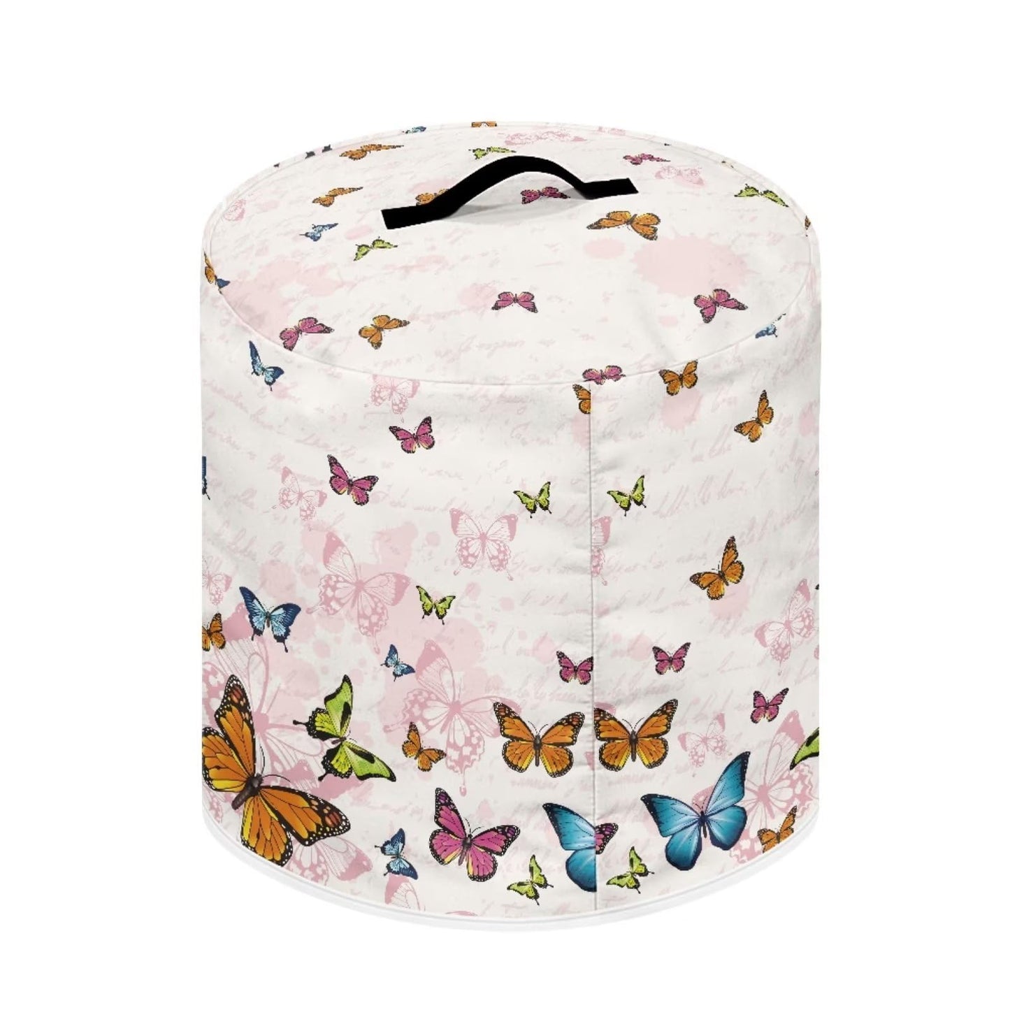 Tutolipy Butterflies Pressure Cooker Cover Round Dust-proof Cover for Bread Maker Rice Maker Soup Pot Pressure Cooker Coffee Maker Cover