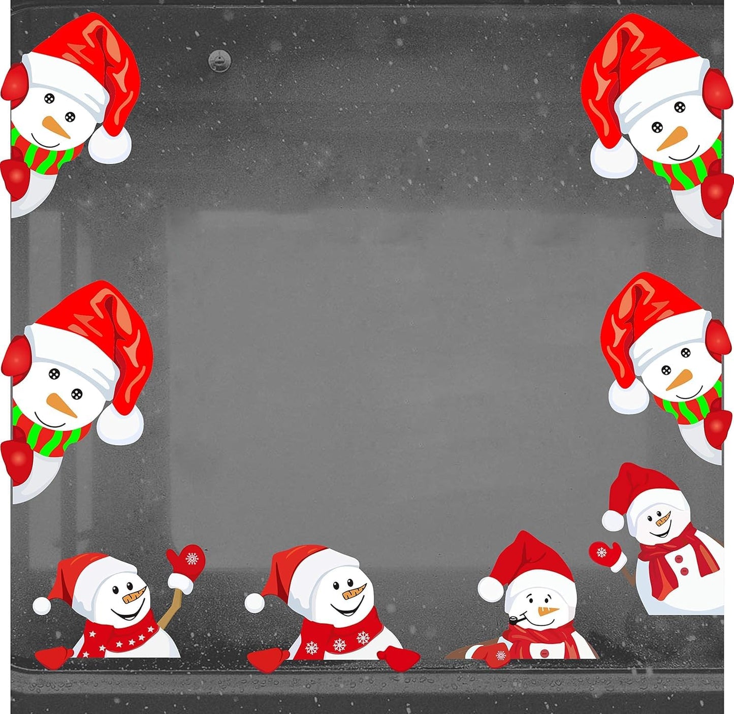 Snowman Wall Decal Christmas Wall Decals Window Stickers Removalble Decals Car Decal Door Decal Christmas Decorations