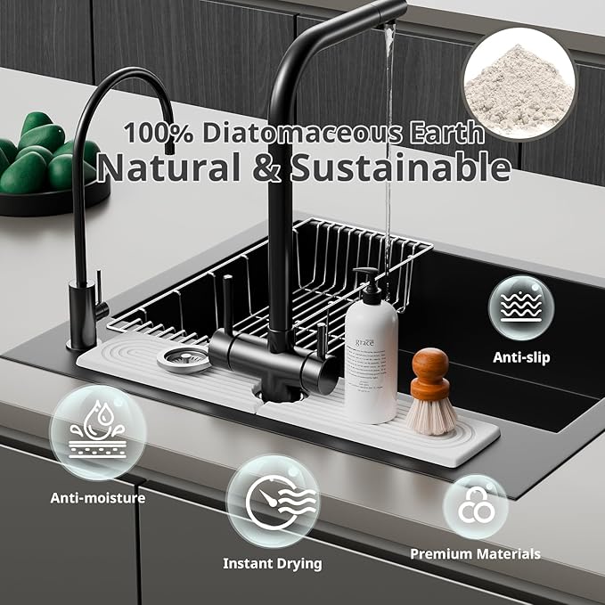 Quick Dry Sink Splash Guard