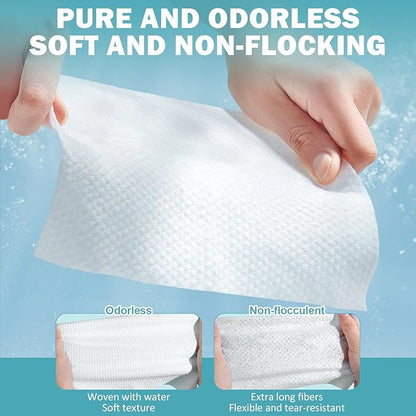 Face Towels, Disposable Face Towel 100 Count, Makeup Remover Dry Wipes