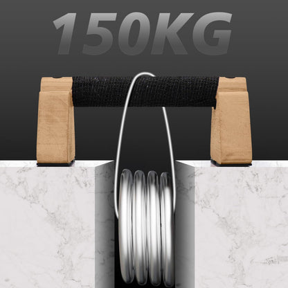 Rolitwils Parallettes Bars - Wooden Calisthenics Equipment for Handstand Training, Push Up Bars & Calisthenics Bar - Handstand Blocks and Pushup Handles for Men