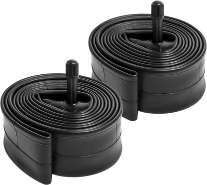 2-PCS 20" Bike Tubes 20x1.75/2.125 Premium Butyl 20 Inch Bicycle Tube Compatible with Kids, Road, MTB, City, BMX Bike Inner Tubes Schrader Valve