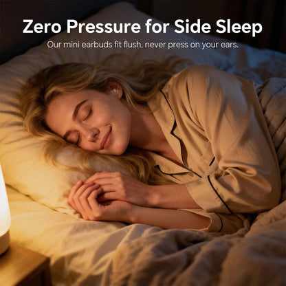 Yihou Ear Buds Invisible Small Mini Sleep Earbuds Headphones Wireless Bluetooth Comfortable Tiny Sleeping Smallest Low Profile Micro Discreet Hidden Kids Earbuds Ear Buds for Small Ear Canals Work
