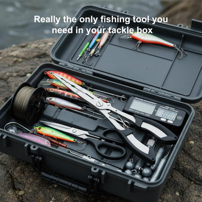 Fishing Pliers Hook Remover Tool, Stainless Steel Fishing Needle Nose Pliers Saltwater Freshwater, Fish Dehooker Plyers with Lanyard, Fish Multitool Gear with Braided Line Cutter
