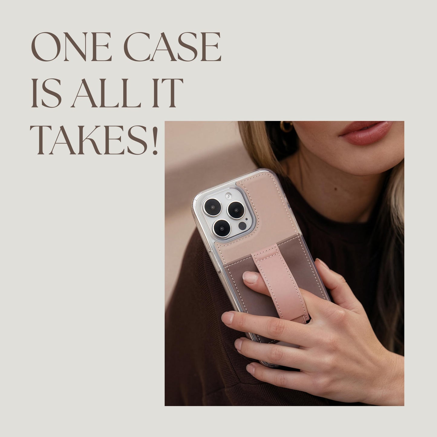 Walli Cases for iPhone 17 Pro Max Case Aesthetic Wallet Phone Case Card Holder, Securely Holds up to 2 Cards - Cute, Trendy Phone Cover for Women, fits iPhone 17 Pro Max, with Kickstand & Finger Strap