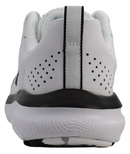Under Armour Mens Charged Assert 9 Running Shoe, White/Black, 10.5 US