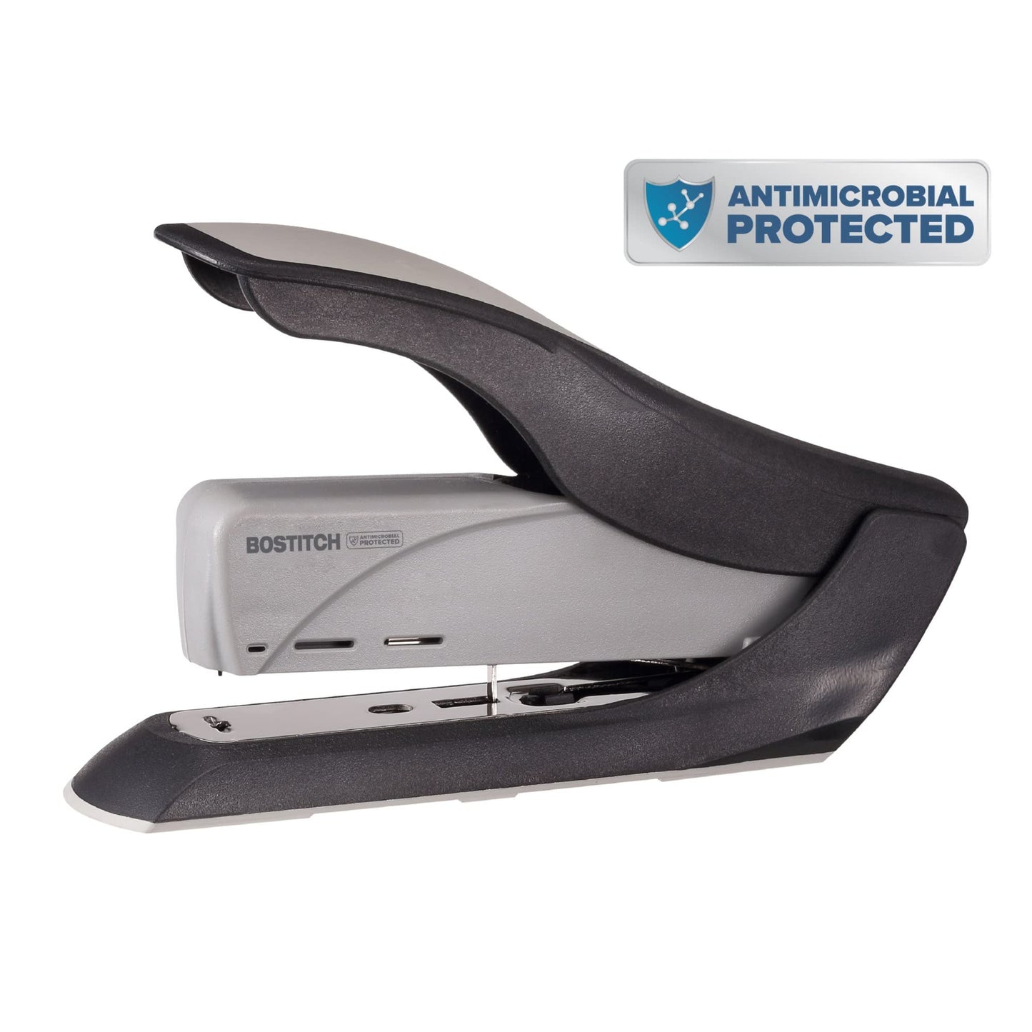 Bostitch Office 60 Sheet Heavy Duty Stapler - Two Fingers, No Effort, Spring Powered Stapler - Gray (1200)