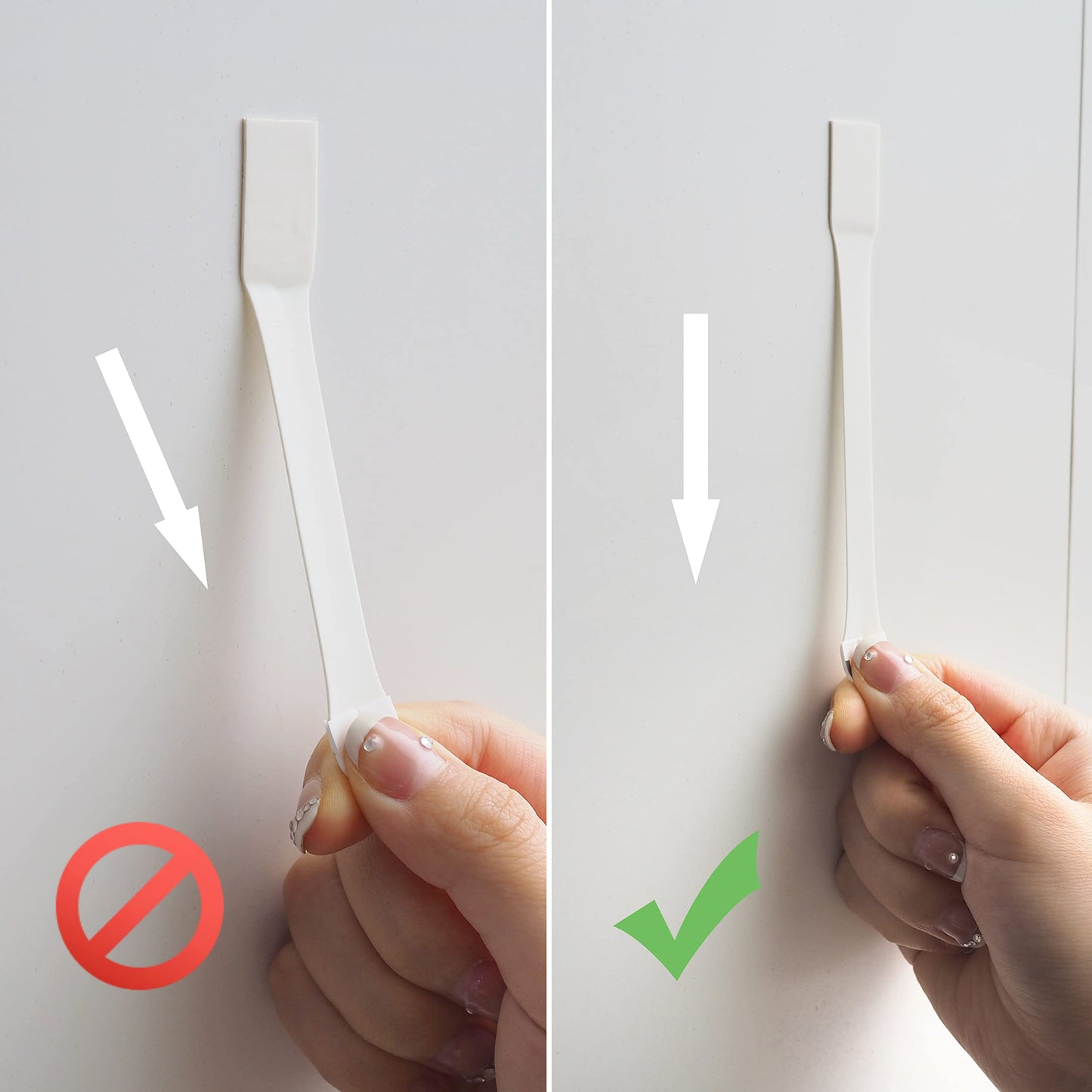 MOVELYST 30 Small Hooks+40 Removable Strips, Clear Wire Utility Hooks with Adhesive Strips Damage-Free, No Tools Wall Hooks for Hanging Heavy Duty, Value Pack
