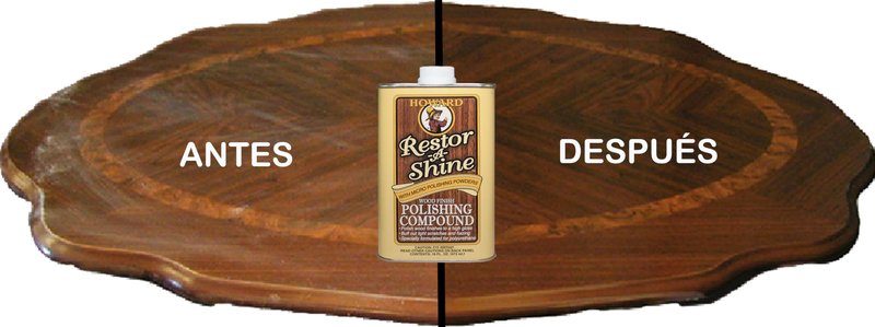Howard Products Hardwood Floor Polish - Restor-A-Shine Wood Polisher for Furniture, Polishing Compound, Polish Compound, 16 oz