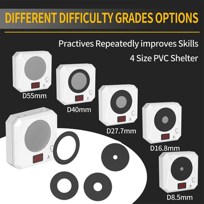 Gobxld Laser Target Portable Trainer Target Dry Fire Laser Training System and 4 Size PVC Shelter