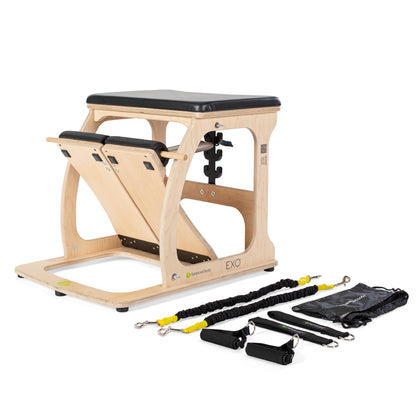 Balanced Body EXO Chair Bundle with Slastix Resistance Bands and Accessories (5 Items)