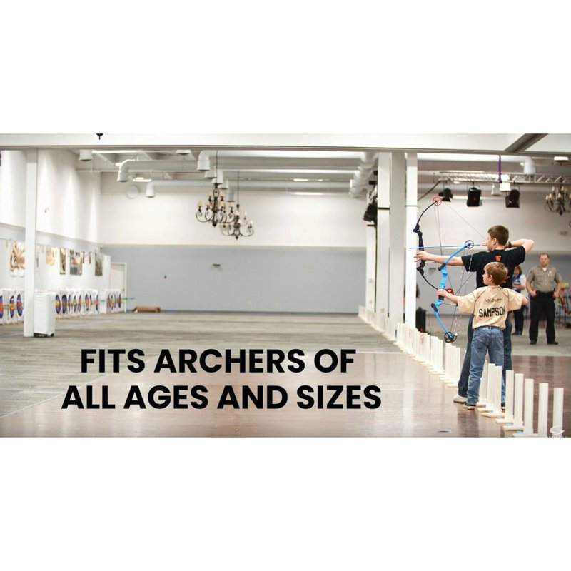 Genesis Original Compound Bow & Arrow Kit- Adjustable Riser, 15"-30" Draw Length, 10-20 lb Draw Weight, All Skill Levels, Draw Hand - Right, Red