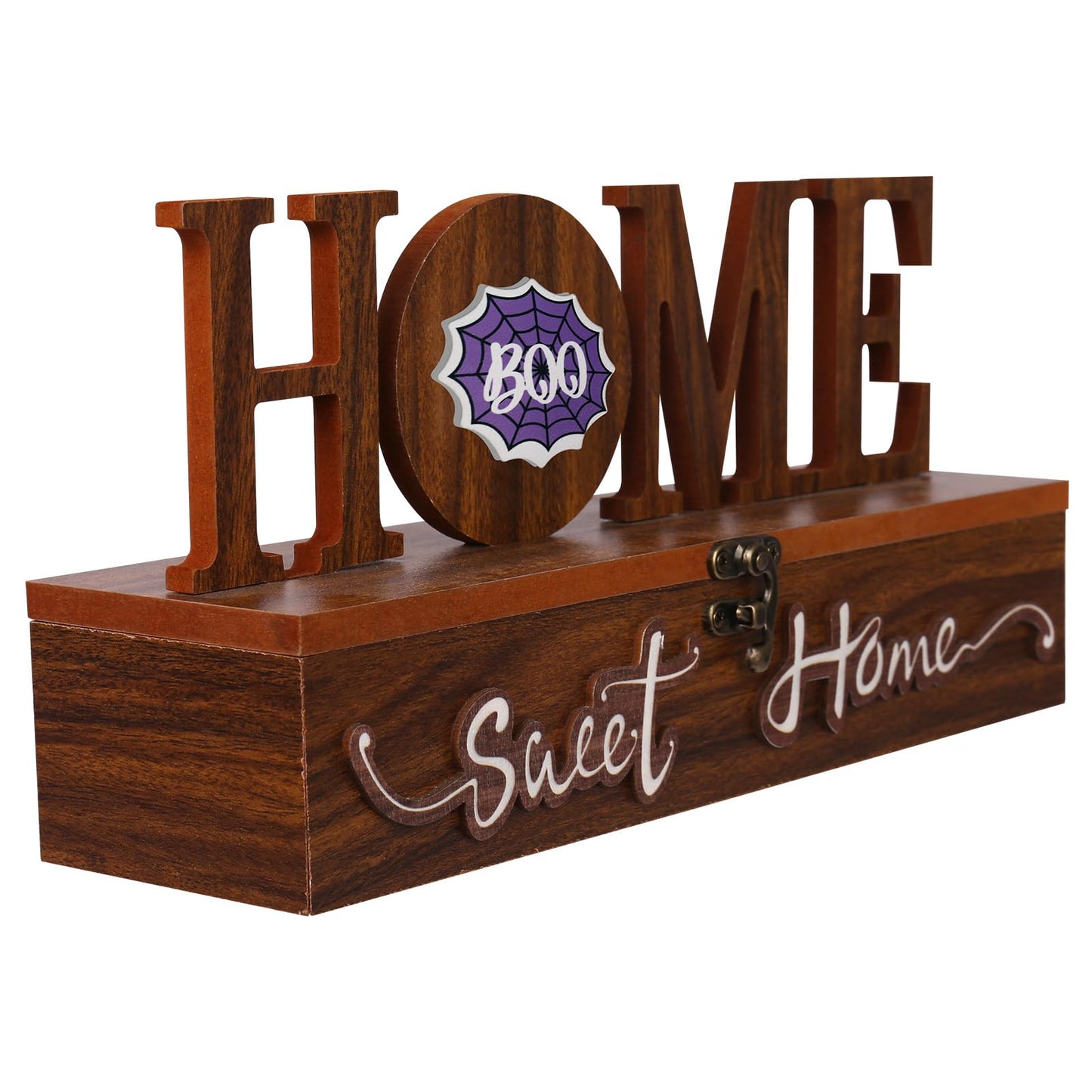 JIALEIXI Interchangeable Home Sweet Home Sign, Wooden Seasonal Tabletop Plaque Decorations, for All Seasonal Desktop House Living Room Indoor Decor.
