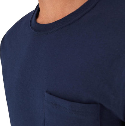 Hanes Men's Pocket T-Shirt | 6-Pack Cool & Breathable Cotton Tees - Stay-Tucked Undershirts