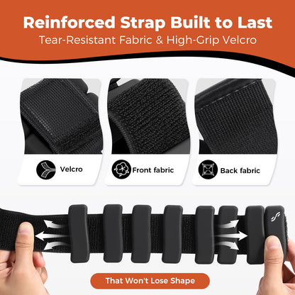 Sportneer Wrist & Ankle Weights for Women & Men Set of 2 (1LB/2LB Each) - Soft Silicone Arm & Leg Weights for Pilates, Yoga, Walking, Barre, Home Workout, Water Aerobics(Twilight Black, 1 LB x 2)