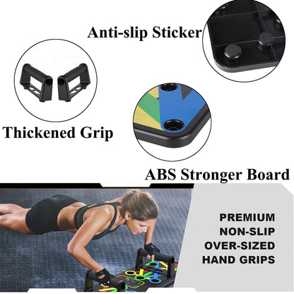 Push Up Board Home Workout Equipment Solid Multi-Functional Pushup Stands System Fitness Floor Chest Muscle Exercise Professional Equipment