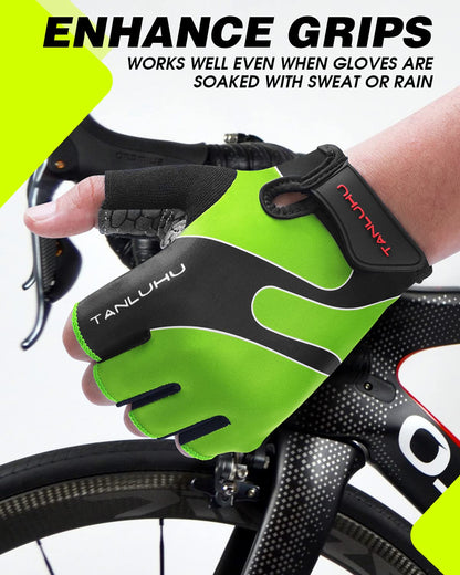 Tanluhu Cycling Gloves - Mountain Bike Half Finger Road Riding Gloves, Breathable, Shock-Absorbing, for Men and Women
